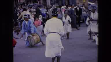 Algeria (1971): Gathering Of People To Watch Performers Dance