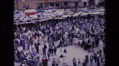 Algeria (1971): People Walking Around Crowded Area