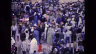 Algeria (1971): Large Crowd People Dancing
