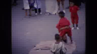 Algeria-1971: Arab Children Perform Acrobatics For Money