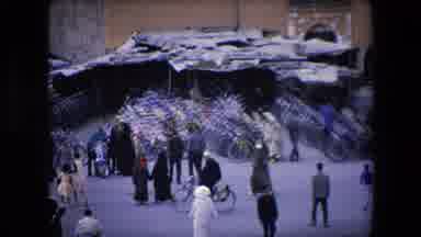 Algeria (1971): People And Women In A Busy Arab Bicycle Market