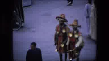 Algeria (1971): Man Being Driven In Carriage Through Parade Procession