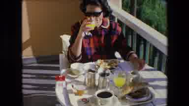 Algeria (1971): Grandma Drinking With Shades On