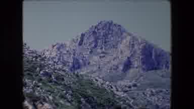 Algeria (1971): A Clear View Of The Mountain And A Valley