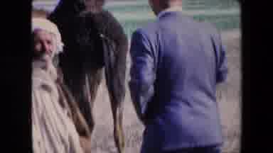 Algeria (1971): Older Man Shown And Then A View Of An Old Aqueduct System