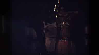 ALGERIA-1971: Belly Dance Performance in Dim Light
