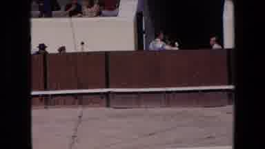 Barcelona Spain (1971): Bullfighters Standing On The Side Of Arena