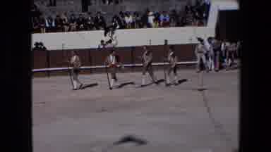 Barcelona Spain (1971): People Walking In A Crowd