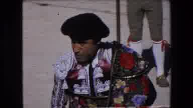 Barcelona Spain (1971): Man Standing With His Mariachi Band Waiting To Begin