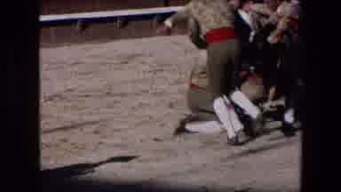 Barcelona Spain (1971): Matadors Intercept Bull At Bullfight