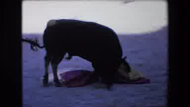 Barcelona Spain (1971): People Bull Riding