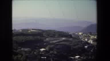 Tel Aviv Israel (1972): Hillside Scenery And View Of Road, Greenery And Town Below