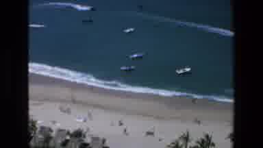 Mazatlan Mexico (1972): Paragliding On The Top Of The Sea