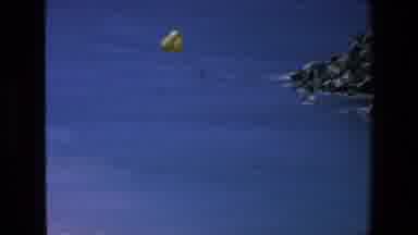 Mazatlan Mexico (1972): Paratrooper Flying Over The Coast