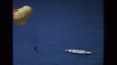 Mazatlan Mexico (1972): Parachute Jump Over The Sea