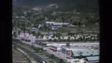 Mazatlan Mexico (1972): Flying Footage Of The Road Showing The Large Chain Hotel
