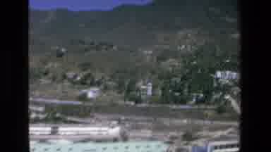 Mazatlan Mexico (1972): Vintage 8mm Film Helicopter Aerial Shot Of An Arid Western