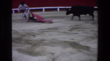 Mazatlan Mexico (1972): Dodging Matador Avoids Irritated Bull