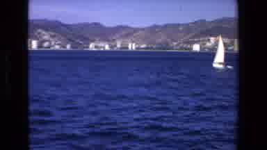 Mazatlan Mexico (1972): Looks Like A Lake Or Ocean By A City, Waves Are Active And