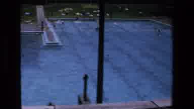 Mazatlan Mexico (1972): People Having Fun And Refreshing In Pool Club On Sunny Day