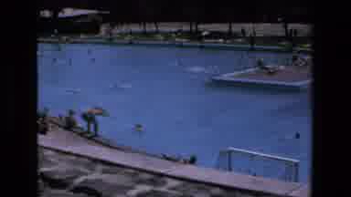 Mazatlan Mexico (1972): People Are Enjoying A Large Water Park