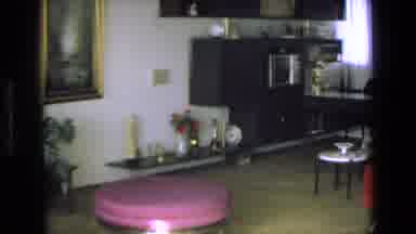 Mazatlan Mexico (1972): The Furnished Rooms And A Hallway In A Home During