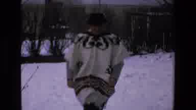Mazatlan Mexico (1972): Home Video Of A Man Walking In The Snow Towards The Camera