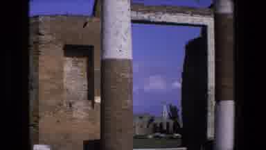 Rome Italy-1973: Ancient Roman Ruins With Tourists