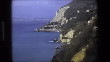 Rome Italy (1973): An Urban Area Sits On A Bluff Overlooking The Ocean