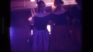 Hollywood California USA (1981): Line Dancing People