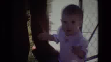 Lansing Michigan (1981): Baby Taking First Steps And Being Filmed By Family While