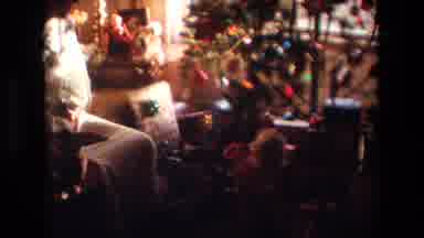 Lansing Michigan (1981): Focusing In On The Santa Doll Under A Christmas Tree With