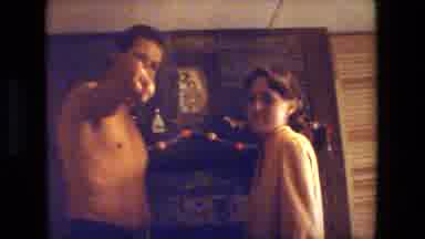 Malibu California USA (1981): Family At Home Around Christmas Time