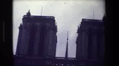 Paris France-1981: Notre-Dame Cathedral Gothic Architecture