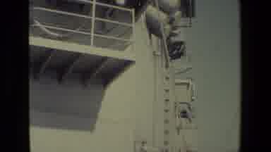 San Diego Naval Base (1981): Old Vessel On Deep Blue Seas