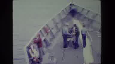 San Diego Naval Base (1981): Vintage Video Clip Of Naval Sailors On A Boat At Sea