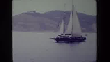 San Diego Naval Base (1981): Vintage Video Of A Boat Sailing The Ocean