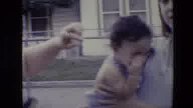 San Antonio Texas (1982): Grandma Touching Kids Hair