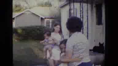 San Antonio Texas (1982): Baby Boomer Enjoys An Afternoon With Family