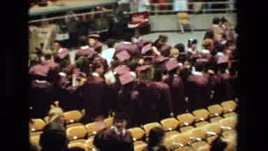 Lansing Michigan (1983): Happy Children During Graduation Ceremony