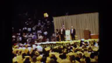 Lansing Michigan (1983): Graduates Throwing Their Caps Up In The Air At The