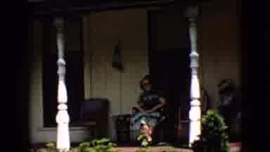 Pennsylvania USA (1958): Ladies Sitting In The Shade On A Porch
