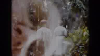 Pennsylvania USA (1958): People Walking Through Garden