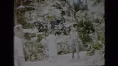 Pennsylvania USA (1958): White People Moving Slowly In Heat In A Green, Lush