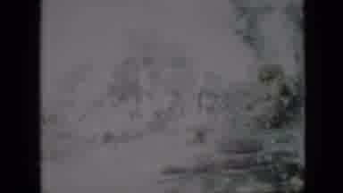 Pennsylvania USA (1958): A Woman Crosses Over A Marshy Area On An Arched