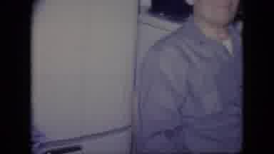 Philadelphia Pennsylvania USA (1964): Two Males Stand Next To A Refrigerator As An