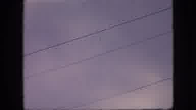 Philadelphia Pennsylvania USA (1964): Plane And Electric Wires With Clouds