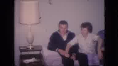 Philadelphia Pennsylvania USA (1964): A Woman In Light Purple Pants And A Floral