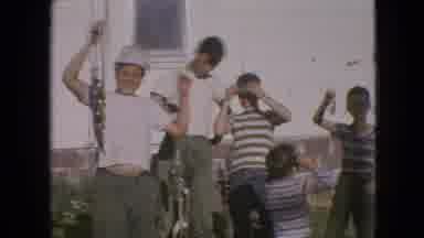 Philadelphia Pennsylvania USA (1964): A Group Of Young Fishers Show Off Their