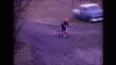 Philadelphia Pennsylvania USA (1964): Kids Riding Bicycles